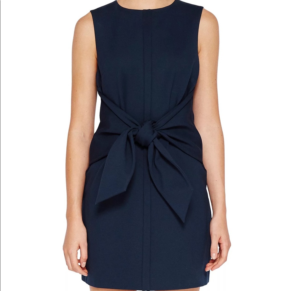 Ted Baker London Navy Tie Waist Dress